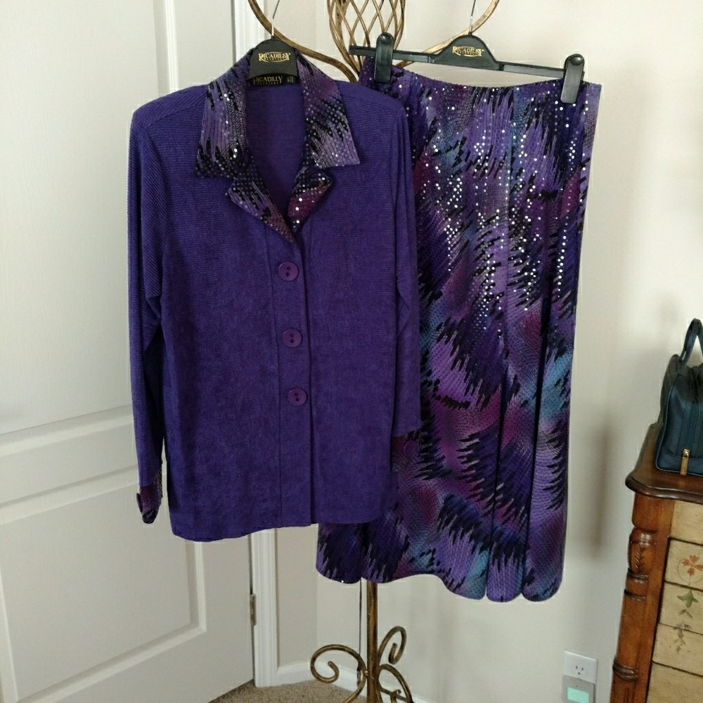 Picadilly fashions skirt and jacket set